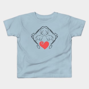 Love Rabbits Kids T-Shirt